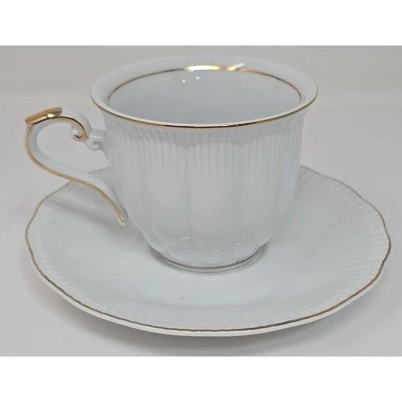RMS Titanic Authentic Replica Coffee Tea Cup Saucer White Star Line White U297 - Picture 6 of 10
